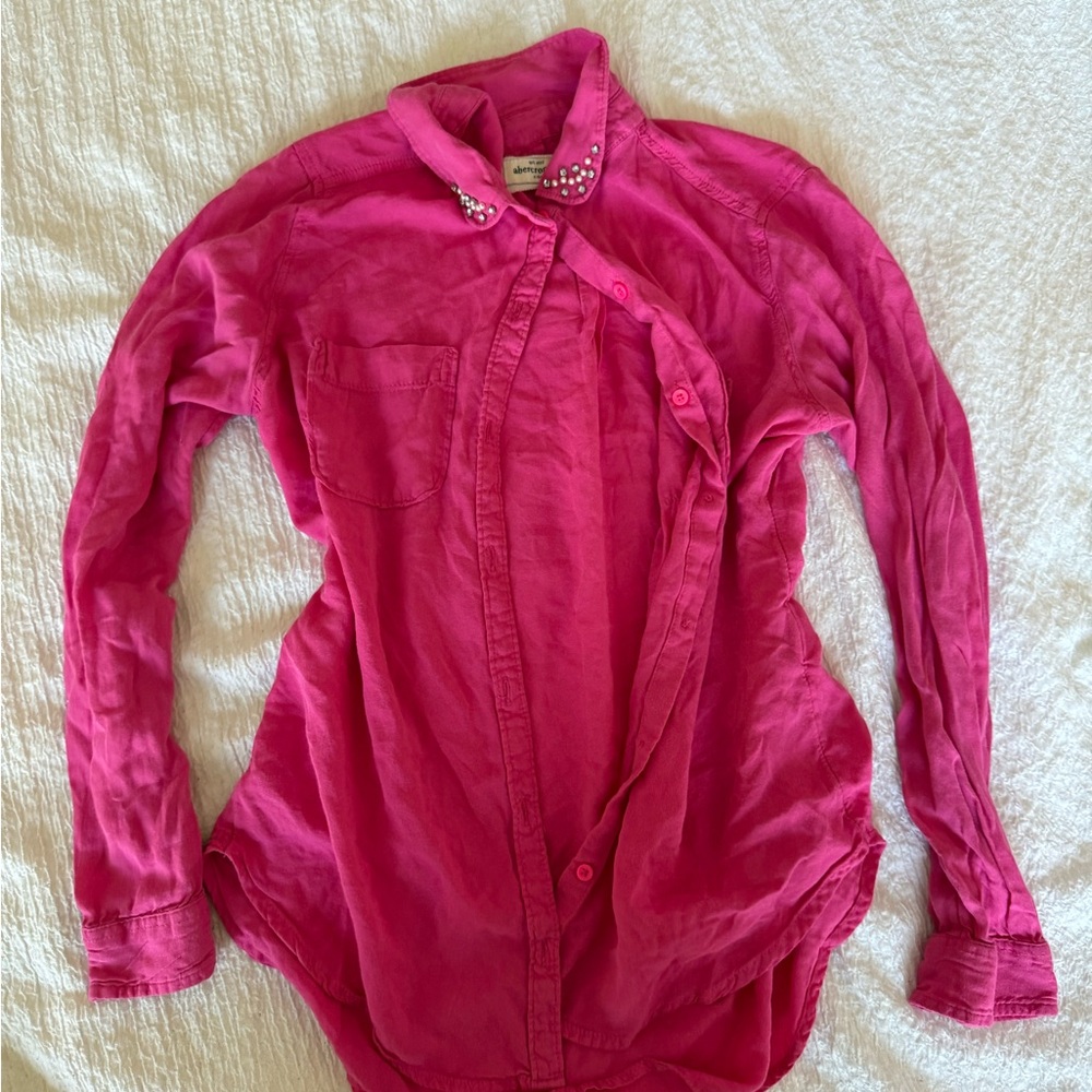 Abercrombie Kids Bright Pink Shirt